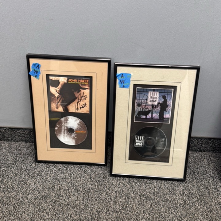 Signed John Hiatt albums